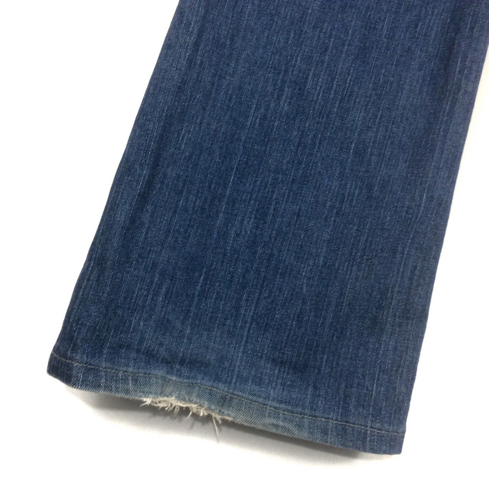 🦋"U" LowRise Bootcut Distress Medium Wash Jeans - Picture 6 of 8